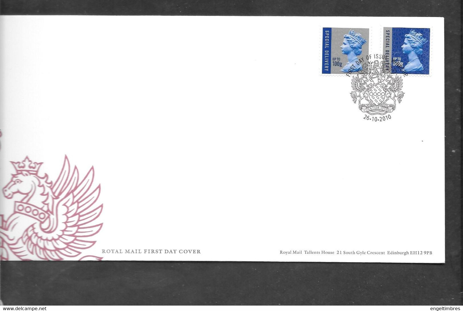 GB - 2010-  New Definitive Values (2) SPECIAL DELIVEREY   FDC Or  USED  "ON PIECE" - SEE NOTES  And Scans - 2001-2010 Decimal Issues