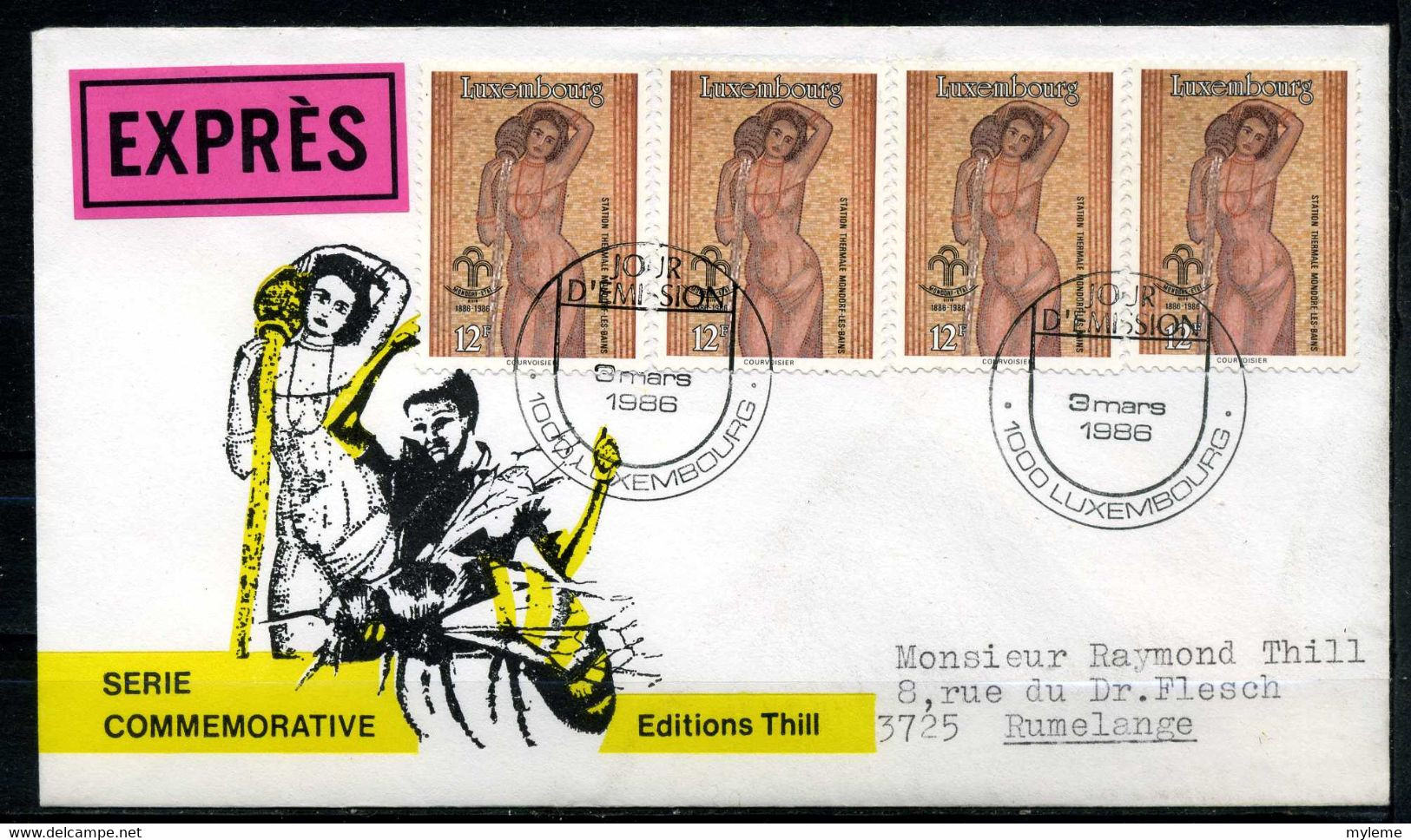 Z20-9 Luxembourg  FDC 1er Jour N° 1098 En Parfait état. A Saisir !!! - Lettres & Documents