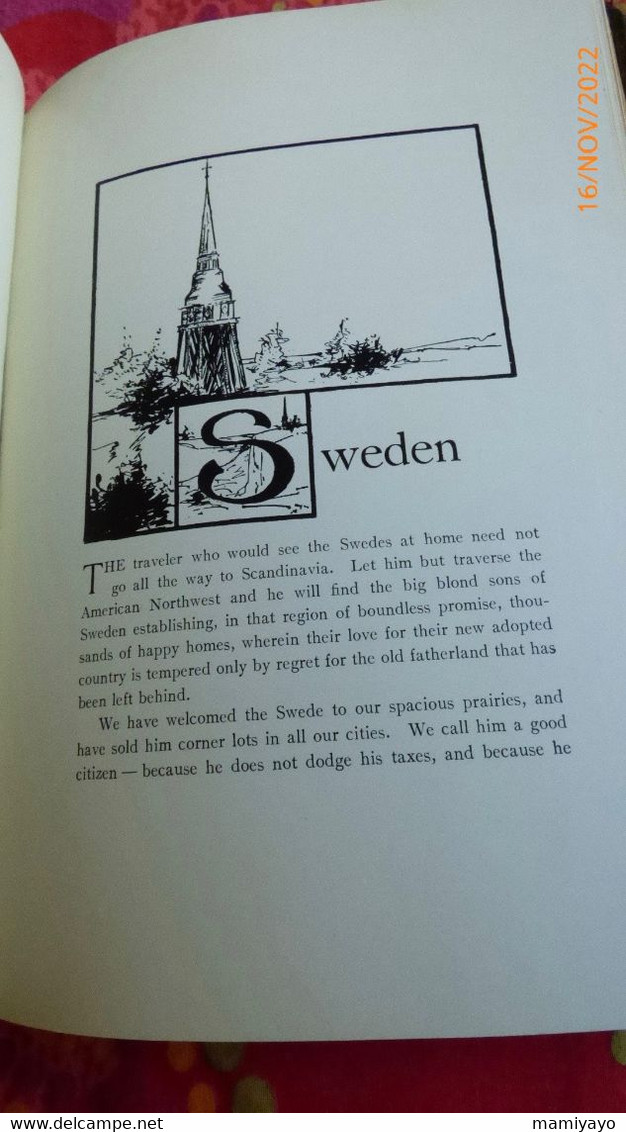 BURTON HOLMES-TRAVELOGUES -NORWAY SWEDEN DENMARK / RÉCITS De VOYAGE Suède Danemark Norvège - 1900-1949