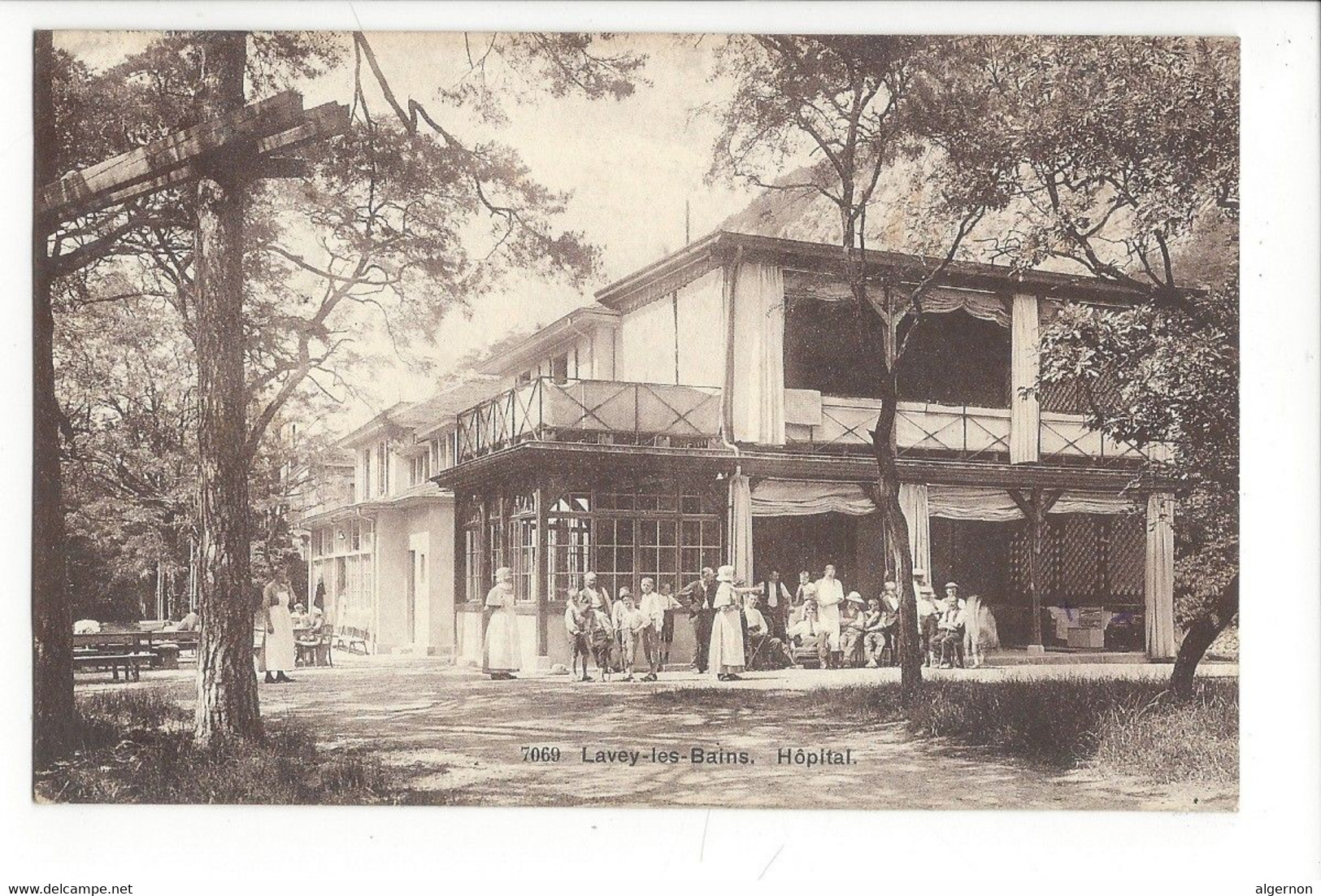 30470 - Lavey-les-Bains Hôpital Circulée 1917 - Lavey