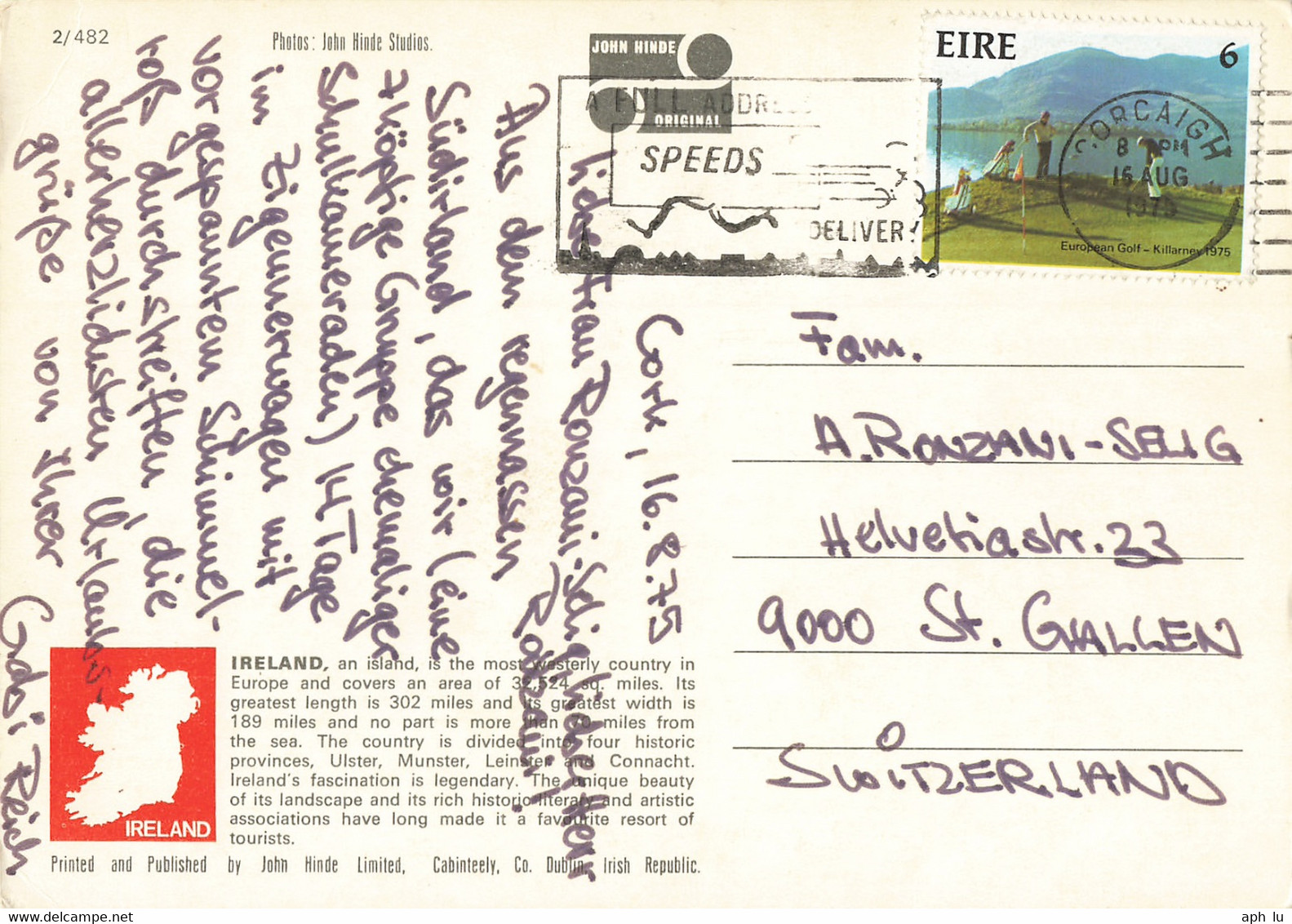 Ansichtskarte In Die Schweiz (ac6486) - Storia Postale