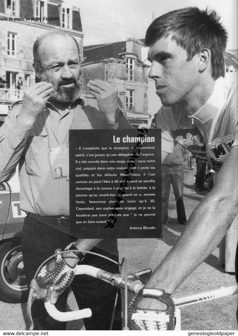 87- LINARDS - BLONDIN -ORMESSON-GABIN-GUY BONIFACE-TOUR FRANCE-POULIDOR-JEAN PIERRE RIVES-CARLOS-CAFE FLORE-CHAMPSEIX