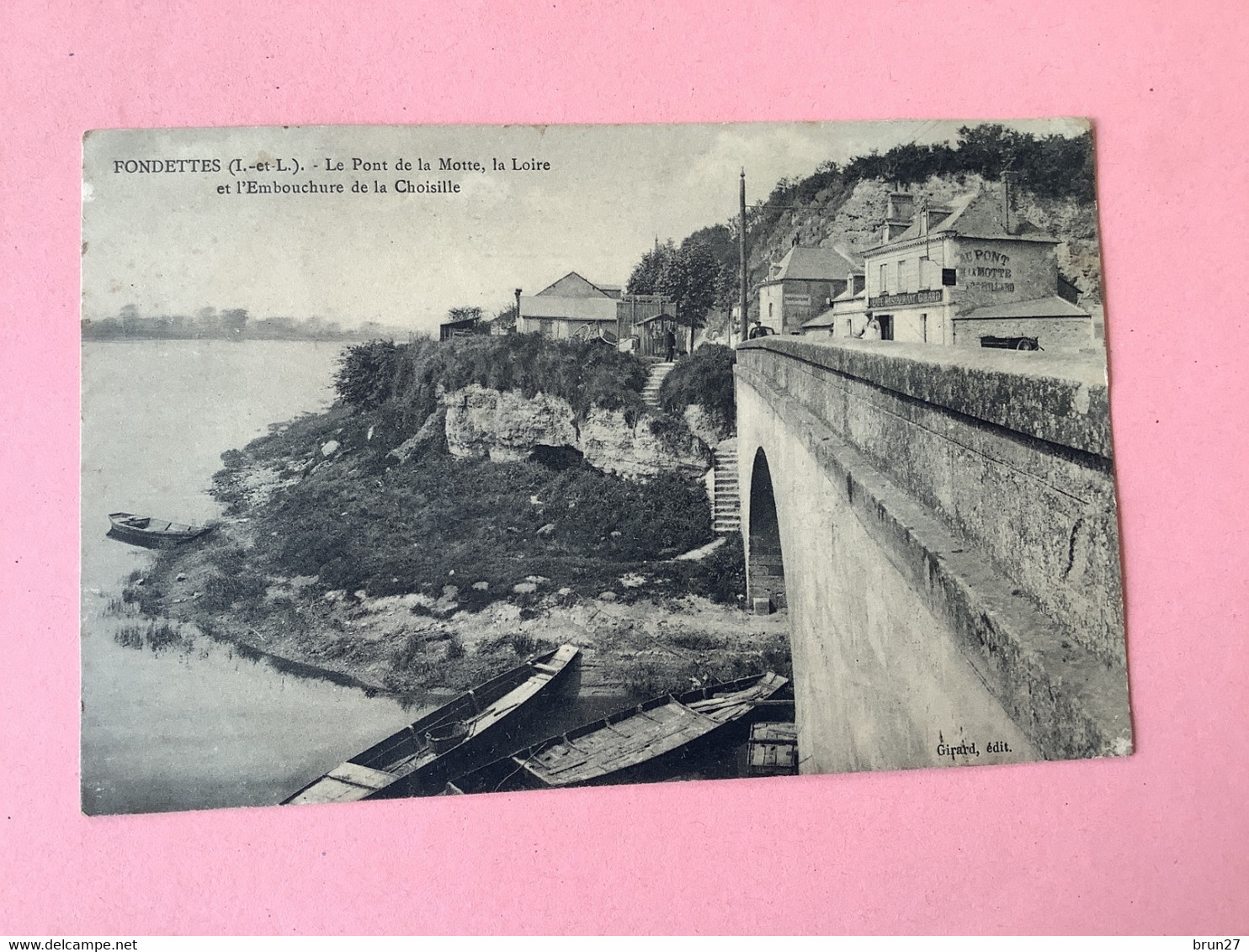 37- Fondettes - Le Pont De La Motte, La Loire Et L'Embouchure De La Choisille - Fondettes