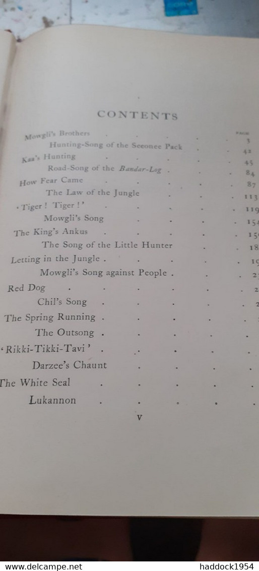 The Two Jungle Books RUDYARD KIPLING Macmillan 1926 - Actie, Avontuur