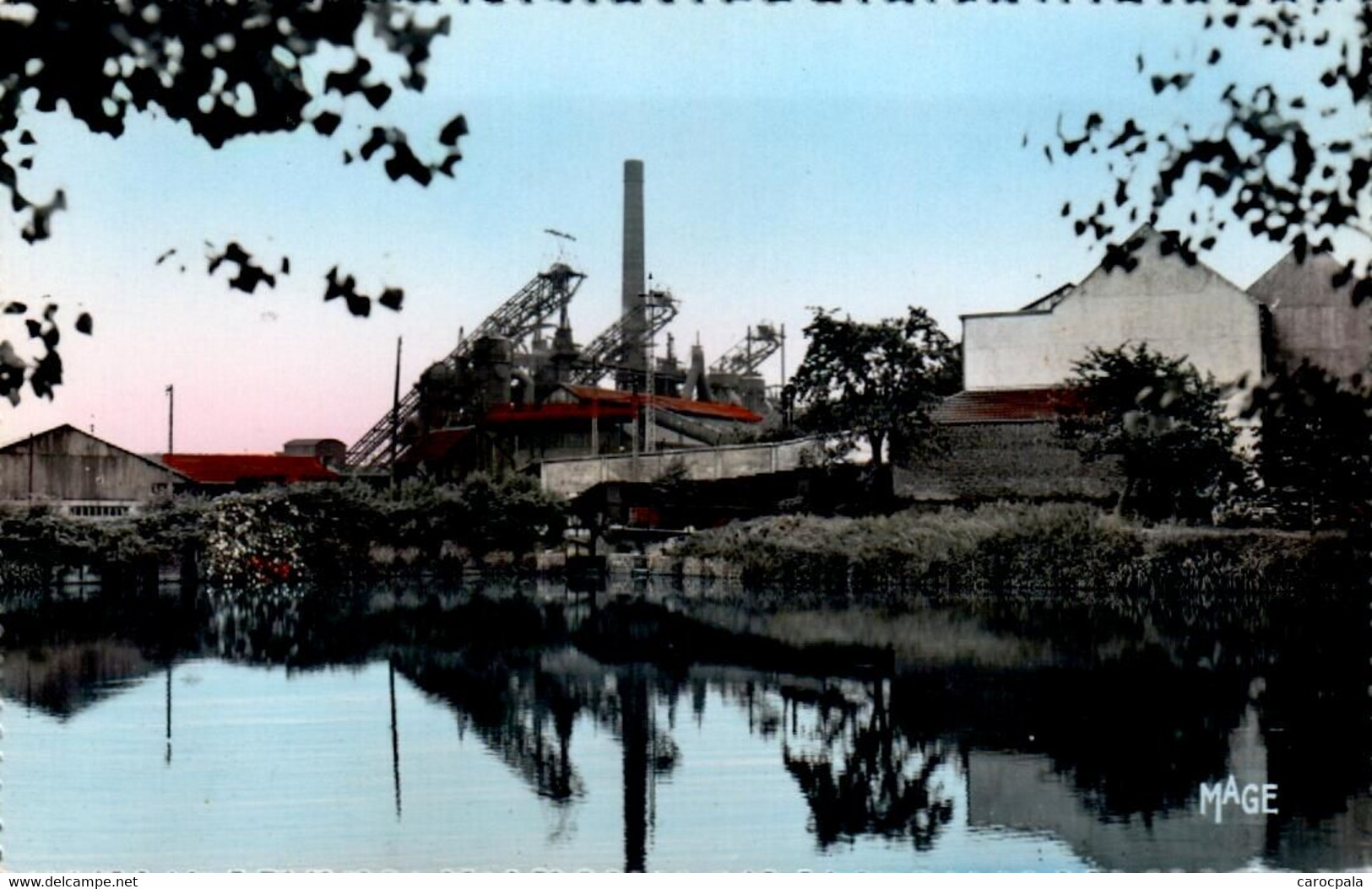 Carte 1950 LOUVROIL / LA BASSE (usine , Industrie, Mine ?) - Louvroil