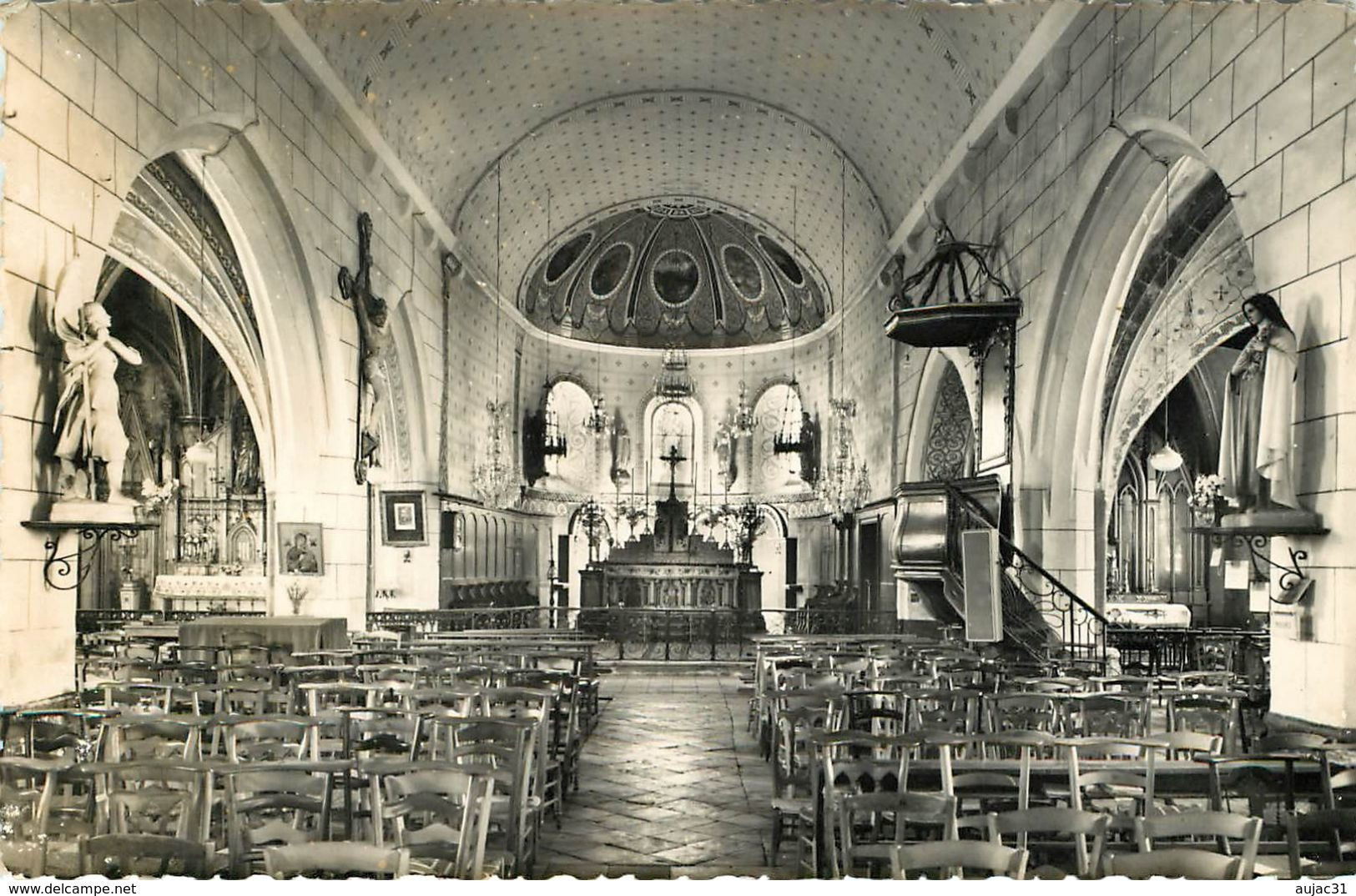 Dép 40 - Montfort En Chalosse - Eglise Saint Pierre Intérieure - Semi Moderne Petit Format - Bon état Général Voir Scan - Montfort En Chalosse