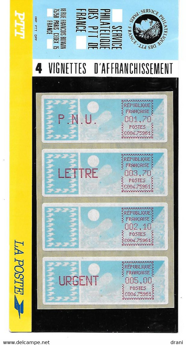 Vignettes D'affranchissement Neuves - 1981-84 Types « LS » & « LSA » (prototypes)