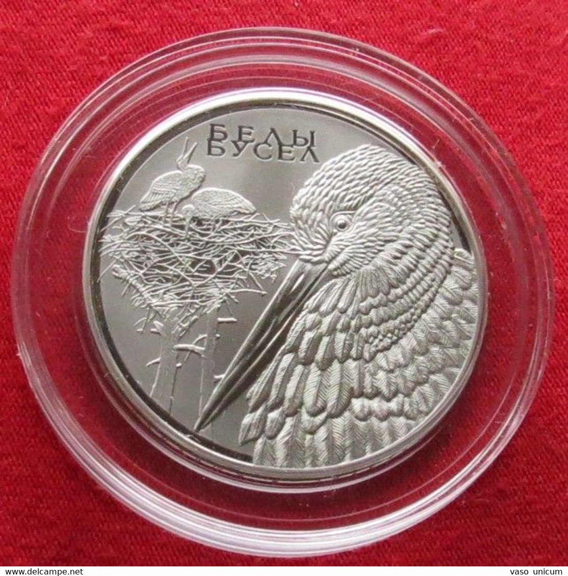 1 Rub Belarus 2009   White Stork - Wit-Rusland