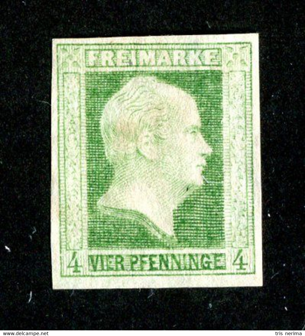 LOT021 Prussia 1850 Mi.5a / Scott 1 M(*) ( Cat.€140.) - Neufs