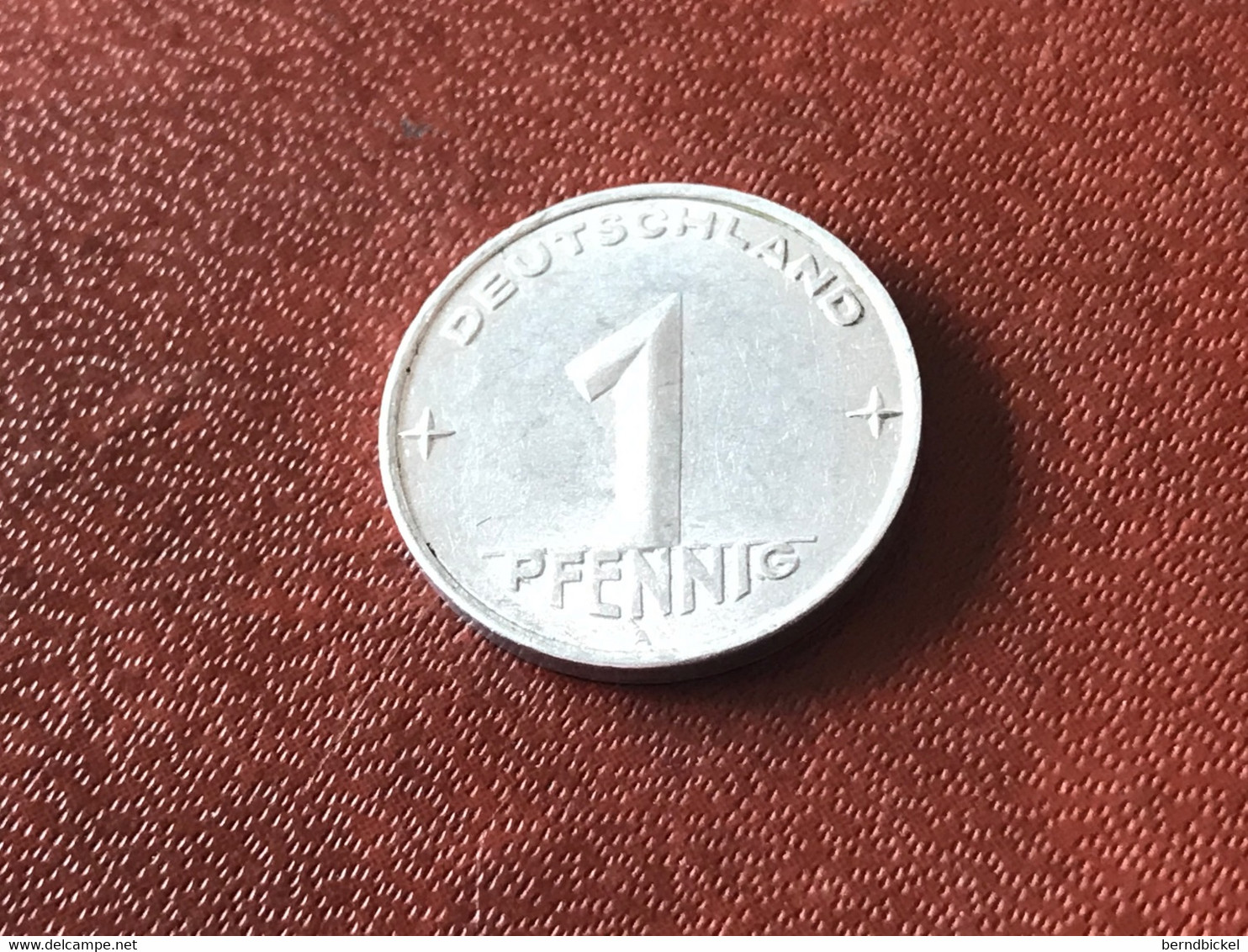 Münze Münzen Umlaufmünze Deutschland DDR 1 Pfennig 1953 Münzzeichen A - 1 Pfennig