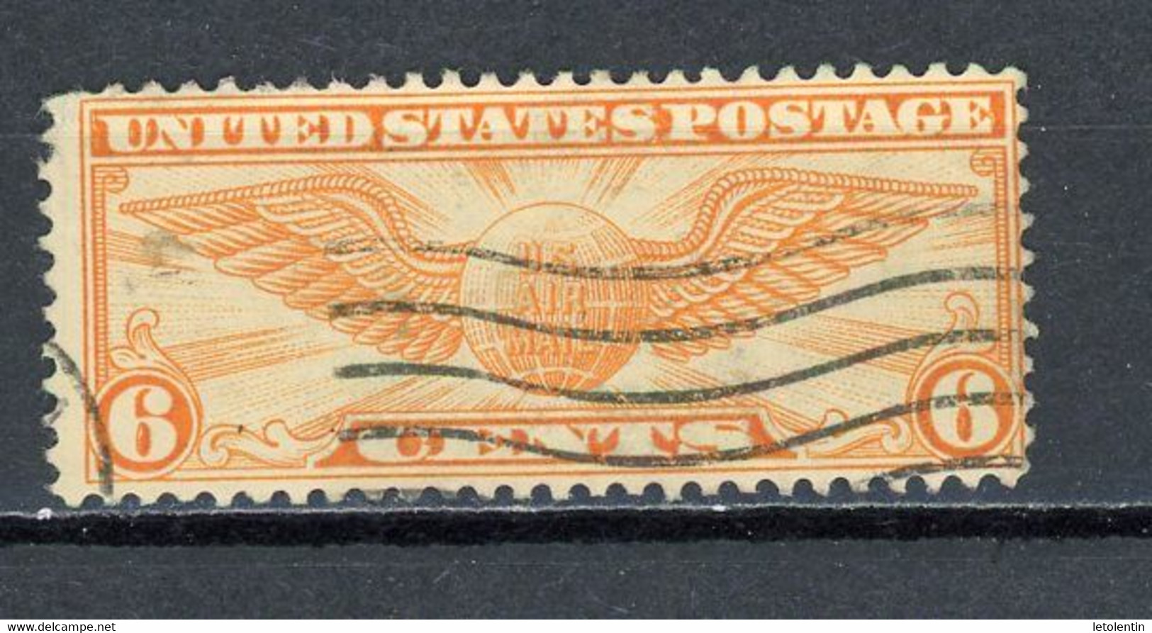 USA : -  POSTE AERIENNE - N° Yvert 15 Obli. - 1a. 1918-1940 Used