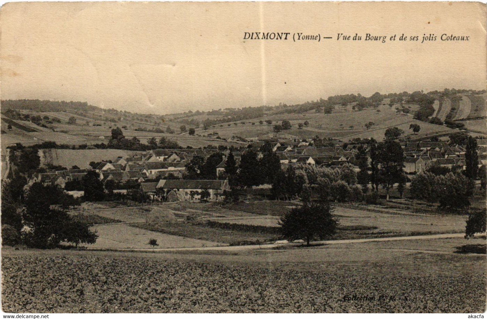 CPA DIXMONT - Vue Du Bourg Et De Ses Jolis Coteaux (357805) - Dixmont