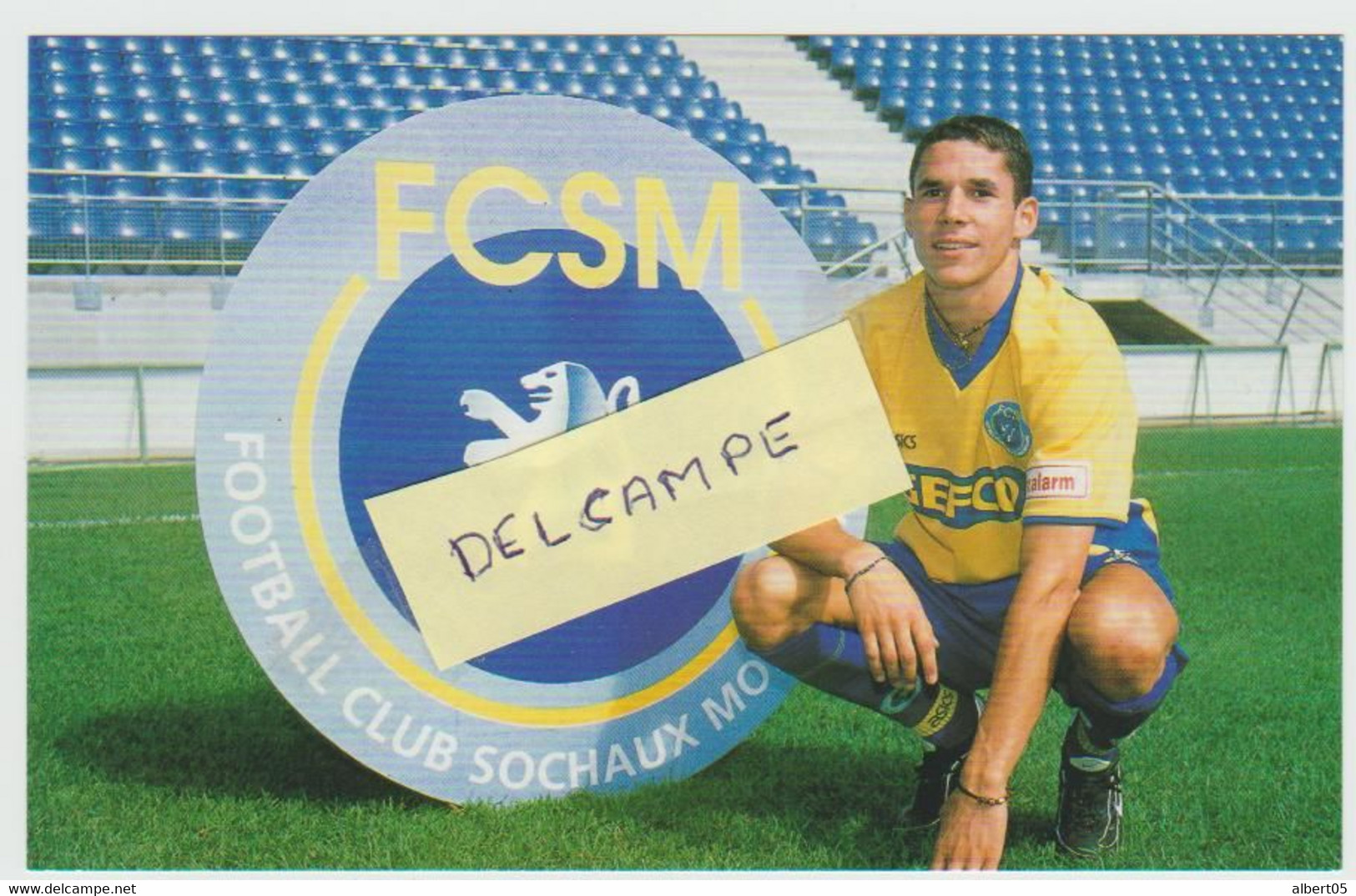 Equipe De Foot-Ball FC Sochaux Montbéliard - Saison 1999-2000 - Joueurs Et Staff - Sport - Sochaux