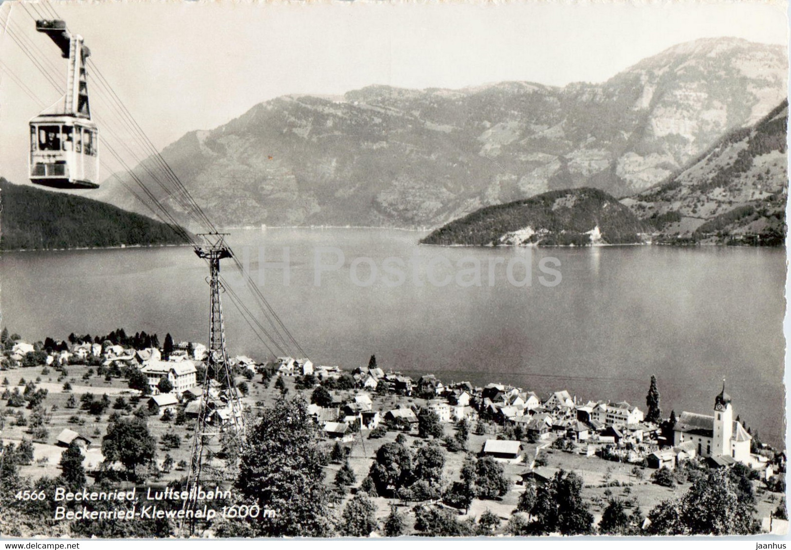 Beckenried Luftseilbahn Klewenalp 1600 M - Cable Car - 4566 - 1963 - Switzerland - Used - Beckenried