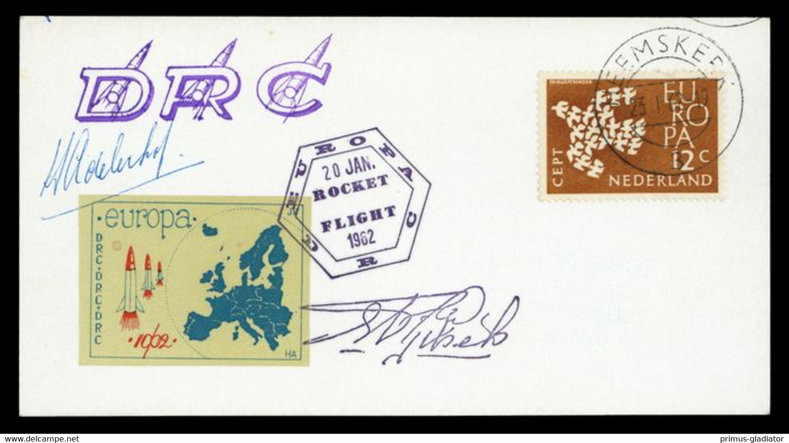 1962, Niederlande, EZ 88C2, Brief - Other & Unclassified