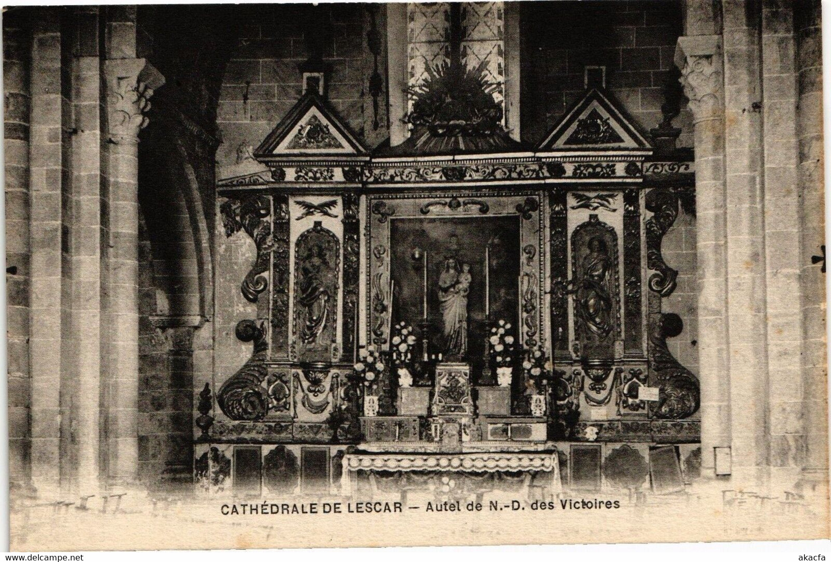 CPA Cathedrale De LESCAR - Autel De N.-D. Des Victoires (163408) - Lescar