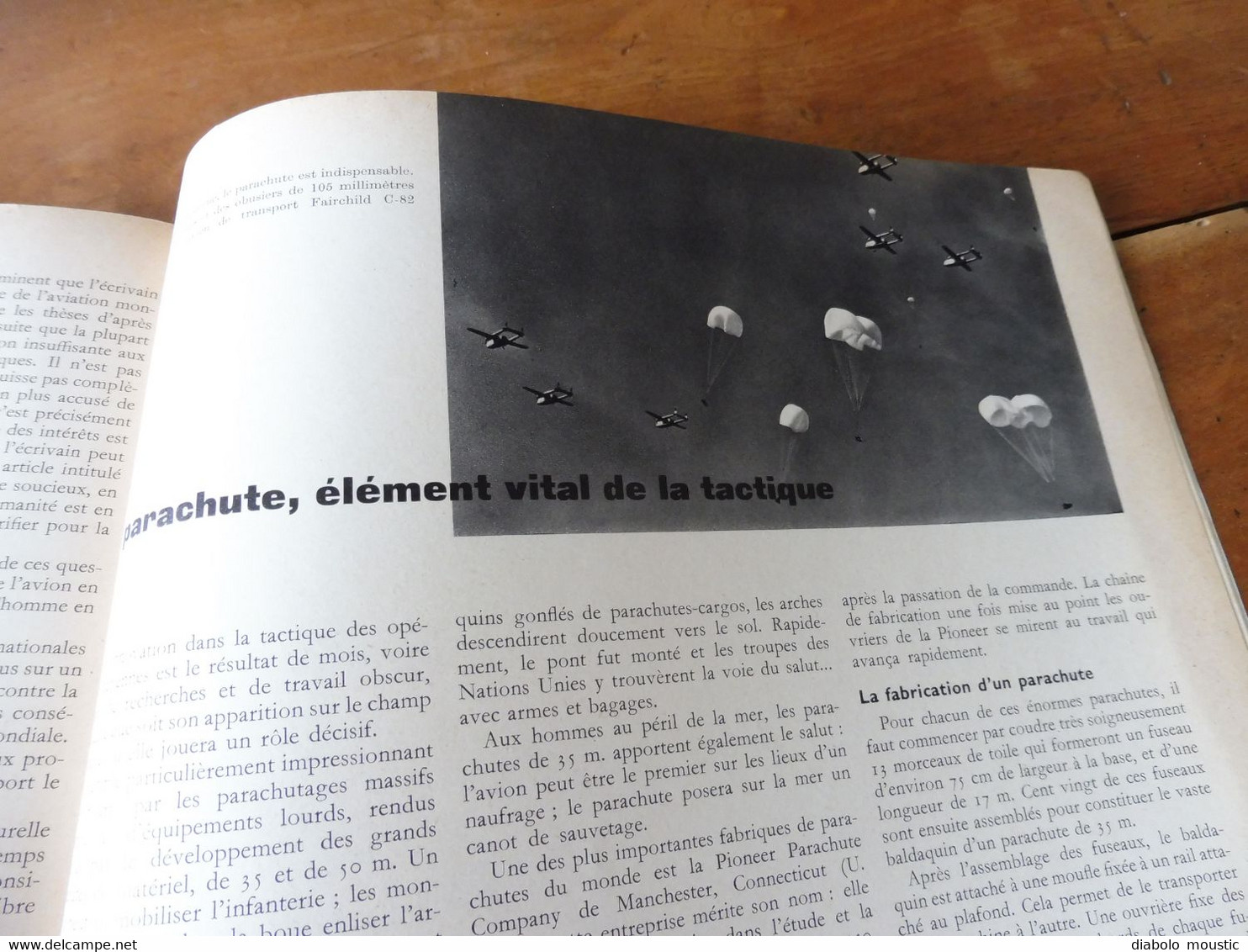 1952 INTERAVIA  - Le parachute ; Combat des TWA et Pan American Airways; Opération "NIMBUS" ; etc