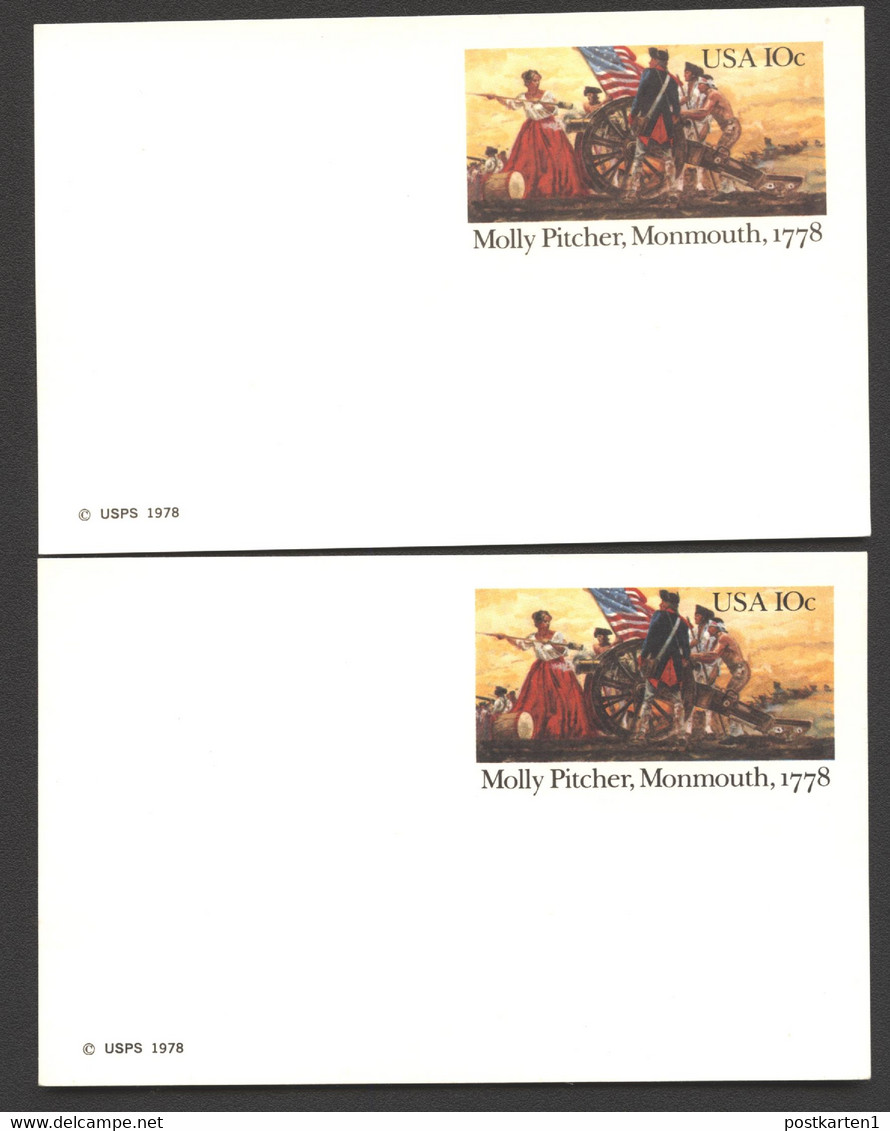 UX77 UPSS S94 Postal Cards VARIANTS FLUORESCENCE 1978 - 1961-80