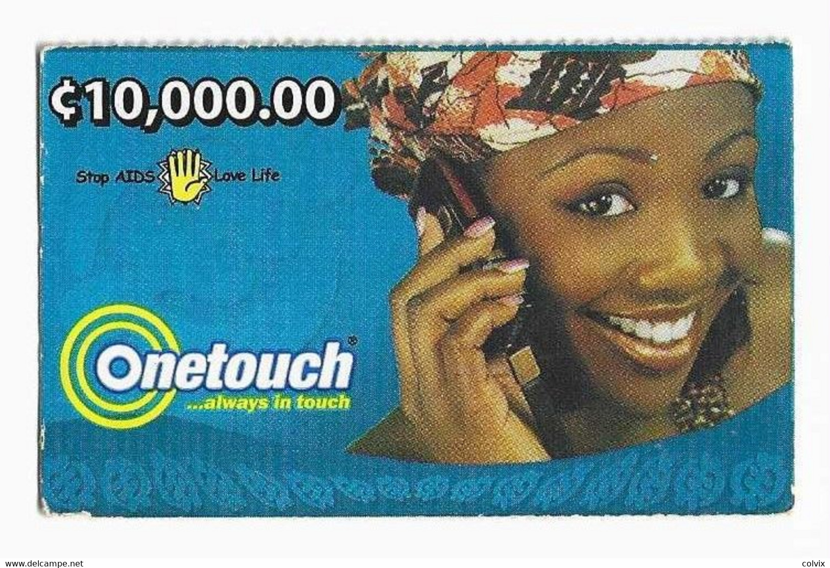 GHANA Prepayée ONETOUCH  AIDS - Ghana