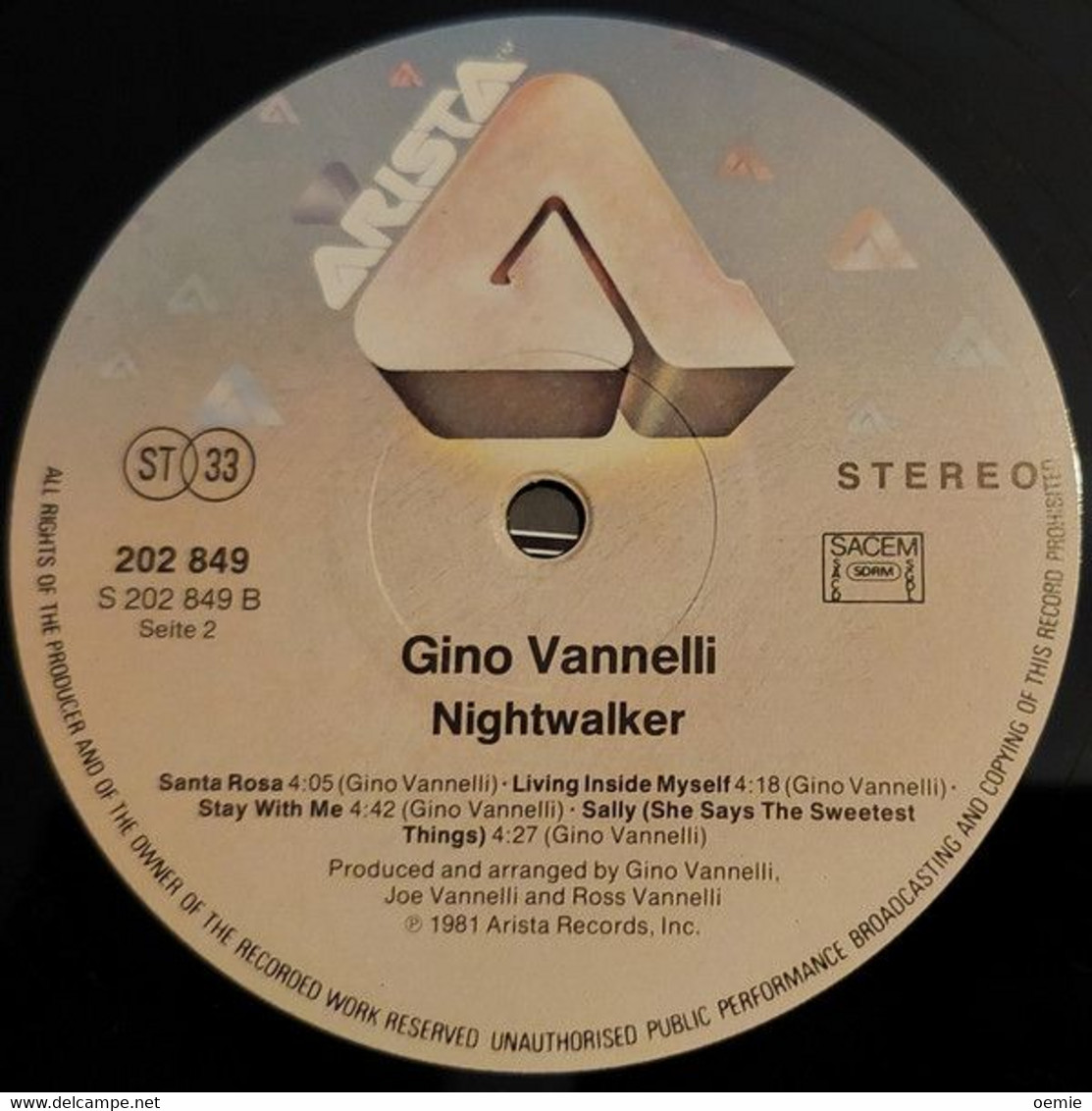 GINO VANNELLI    / NIGHTWALKER - Sonstige - Italienische Musik