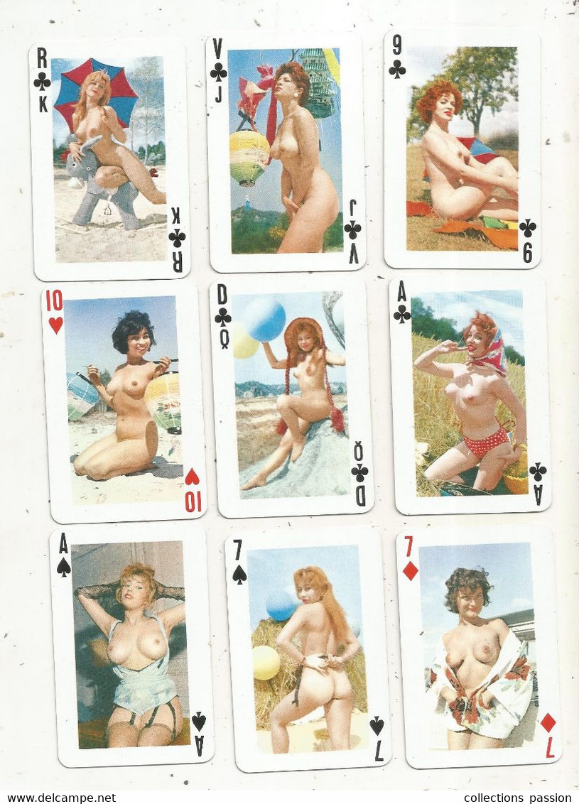 Jeu De 32 Cartes à Jouer, PIN UP, PIN UPS ,La Ducale, Dans Boite  Identifiée , 3 Scans, Frais Fr 3.35 E - 32 Cartes