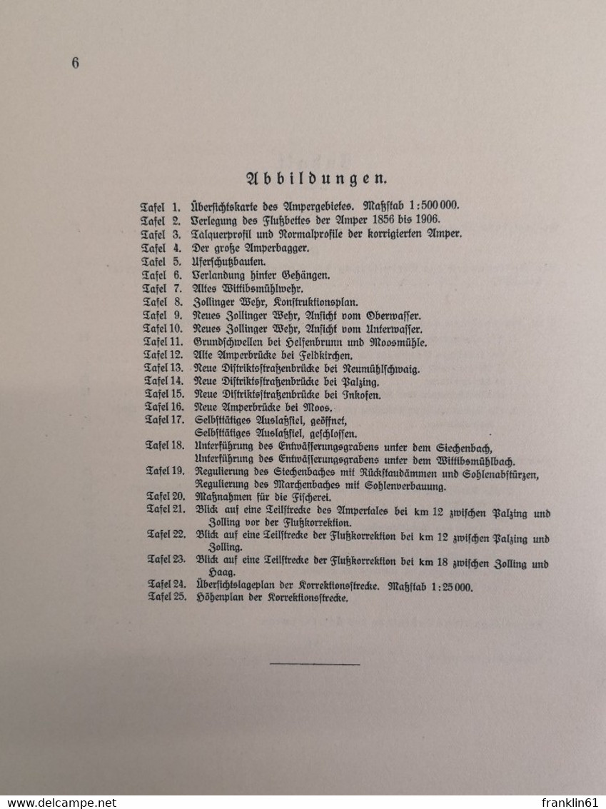 Die Korrektion Der Amper Und Die Entwässerung Des Ampertales - Architektur