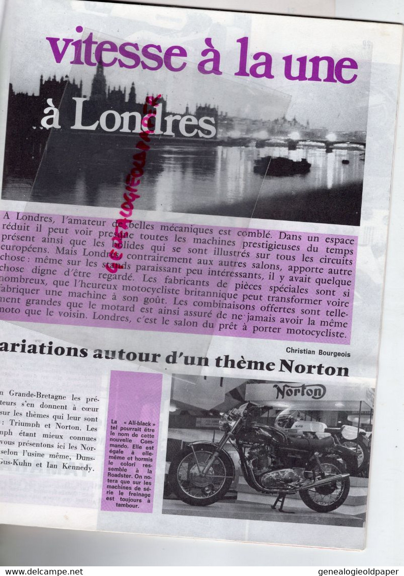 MOTO REVUE- 1971-N° 2012-LONDRES-CROSS-TRIAL A DISON-OSSA-PIERRE VIURA-LABOFINA-HUSQVARNA A TROYES-NER A CAR-LEON POLYN