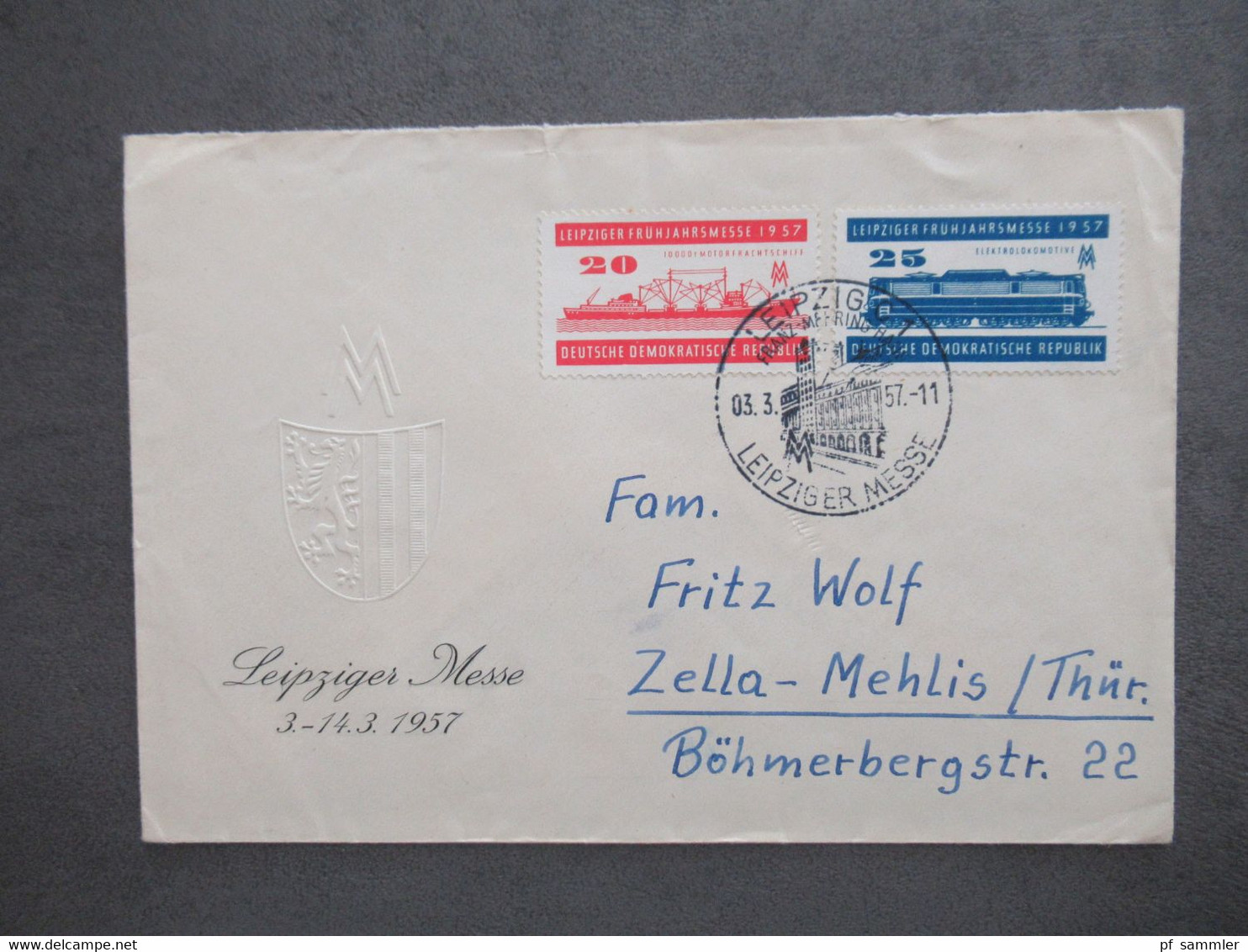 DDR ab 1954 Belegeposten mit 32 Stück Sonderbelege / Sonder PK / FDC Leipziger Messe usw. Stöberposten!