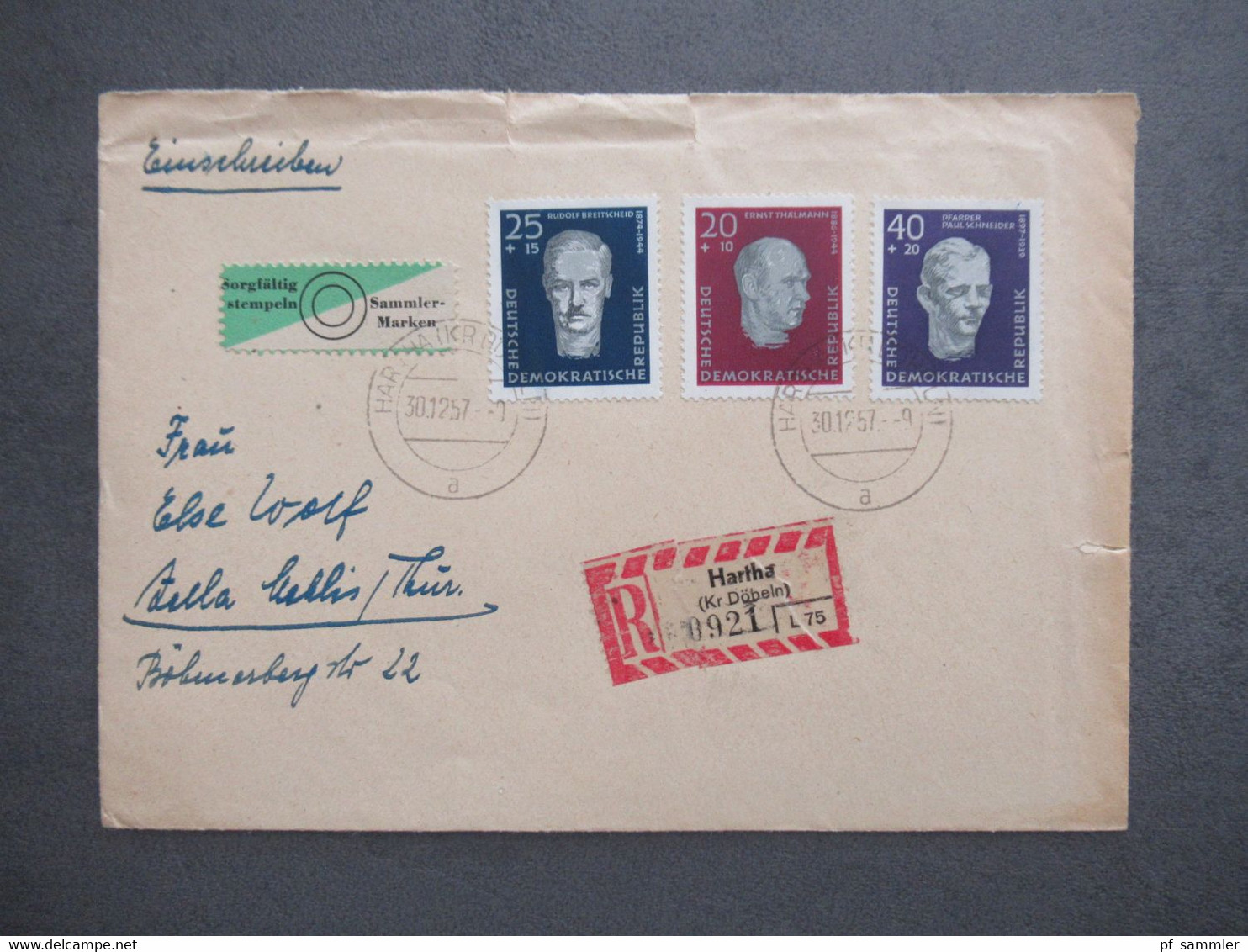 DDR ab 1954 Belegeposten mit 32 Stück Sonderbelege / Sonder PK / FDC Leipziger Messe usw. Stöberposten!