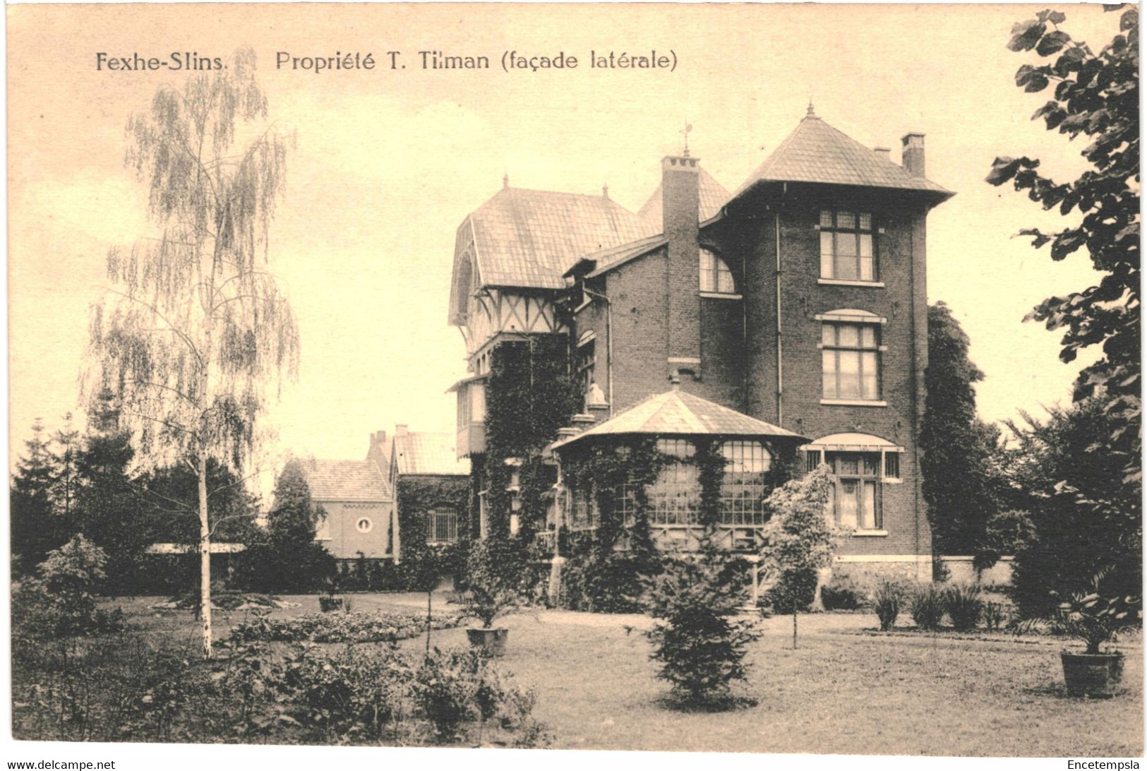 CPA Carte Postale  Belgique  Fexhe-Slins  Propriété De T. Tilman Façade Latérale VM58248 - Juprelle