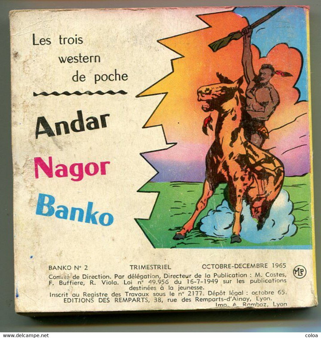 Les Westerns De Poche BANKO N° 2 Le Fils Du Grand Sachem - Sammlungen