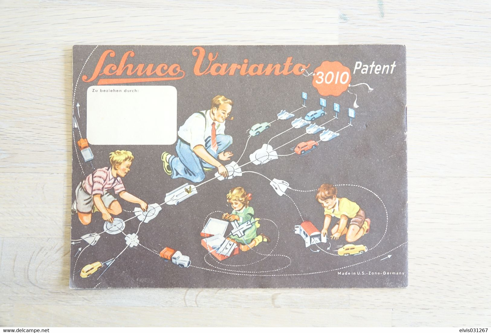 Vintage TIN TOY CAR : Maker SCHUCO - VARIANTO 10 X AUTOBAHN PARTS : Booklet Leaflet - West Germany - Collectors Et Insolites - Toutes Marques