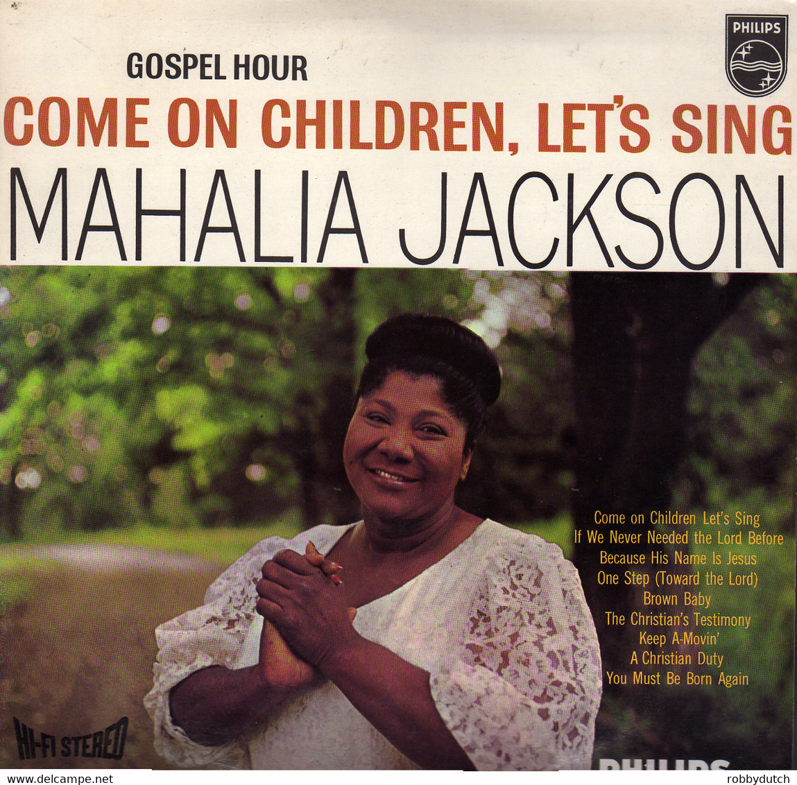 * LP *  MAHALIA JACKSON - COME ON CHILDREN, LET'S SING (Holland 1960) - Gospel & Religiöser Gesang