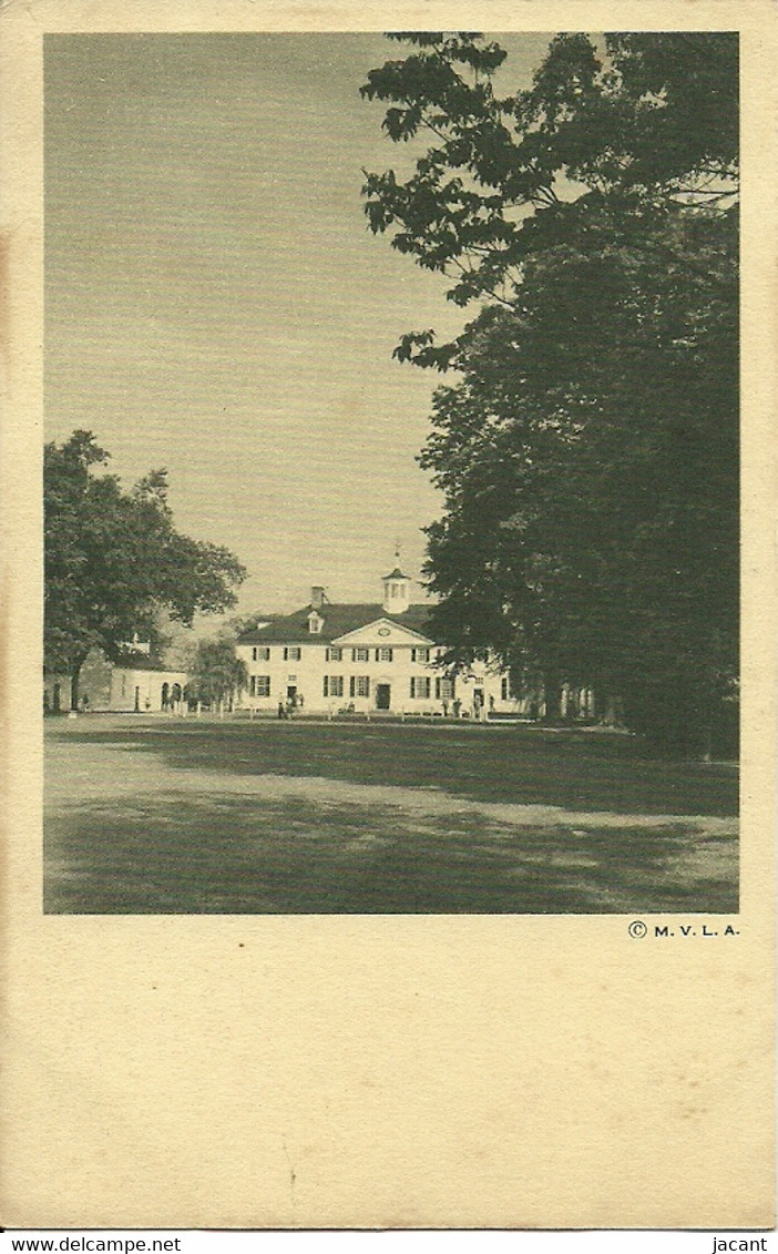 Mount Vernon Mansion - West Front - Alexandria