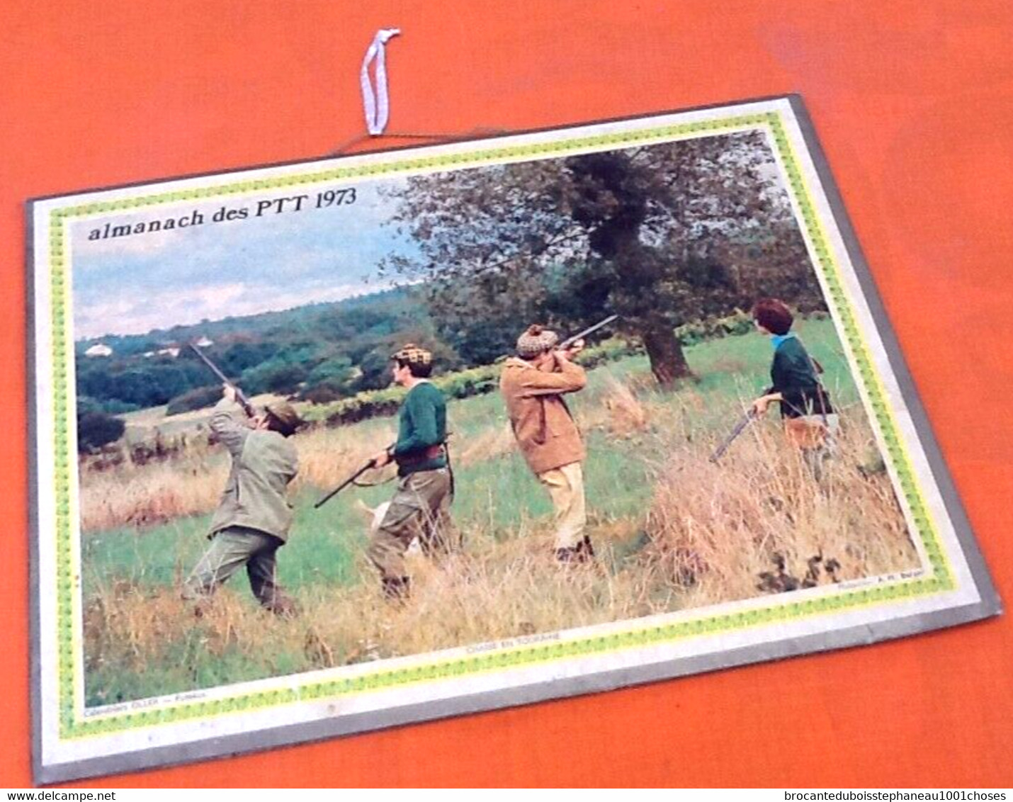 Almanach Des PTT  (1973) Patinage Artistique / Chasseurs Imprimerie Oller  Editeurs Paris-Puteaux - Groot Formaat: 1971-80