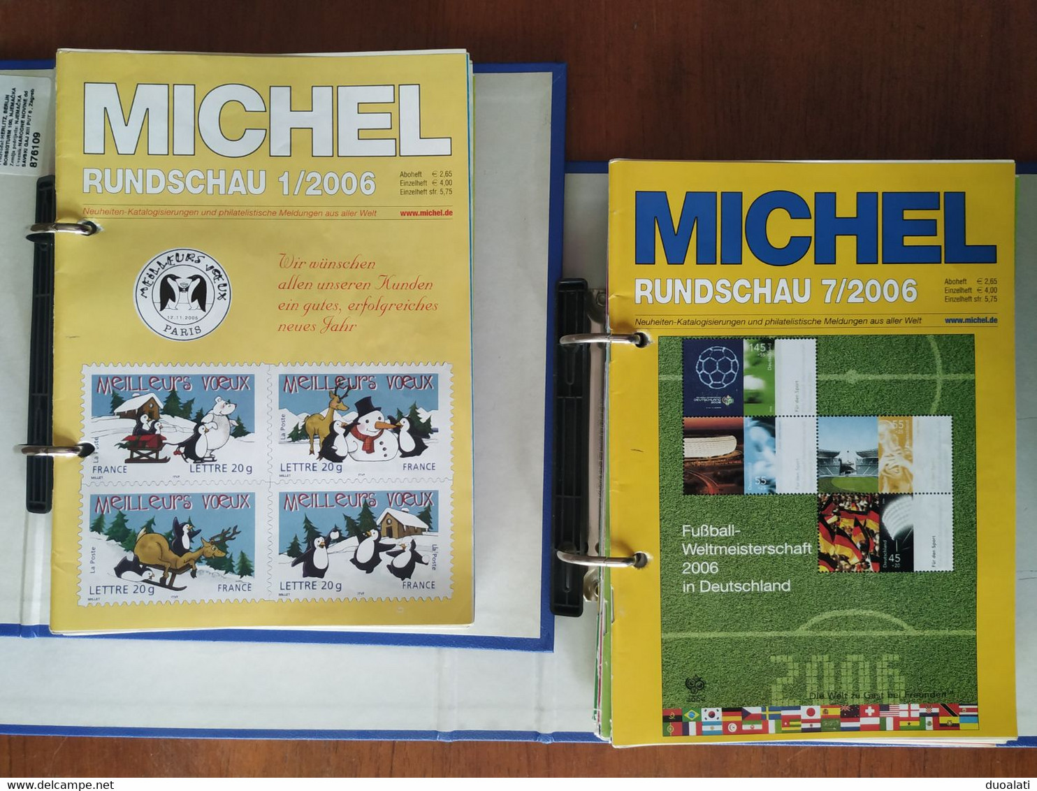 Michel Rundschau 2006 Complete Year 12 Pieces Catalogue Katalog Used - Allemagne