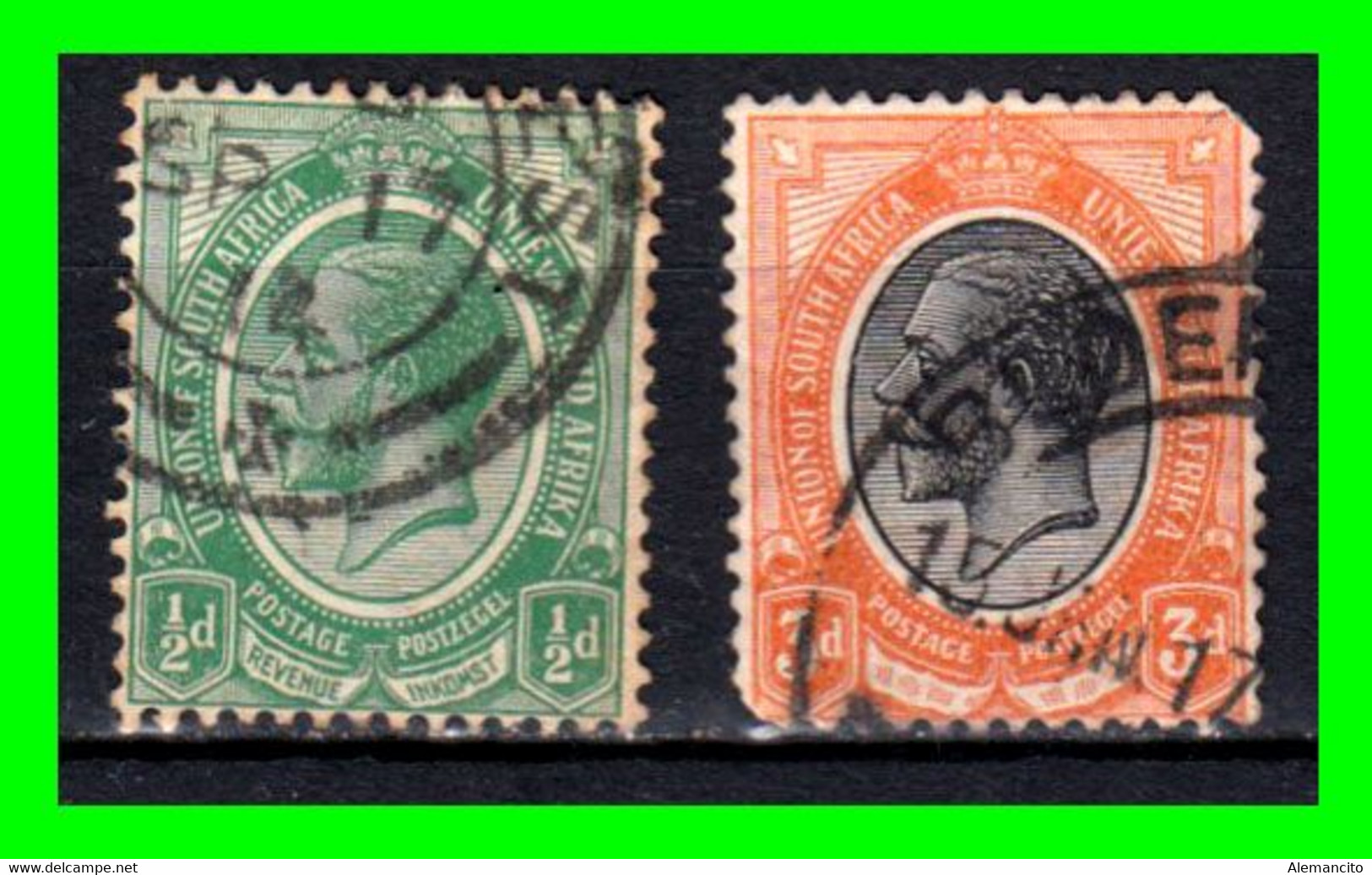 SOUTH AFRICA 2 SELLOS AÑO 1910 GEORGE V - Dienstzegels