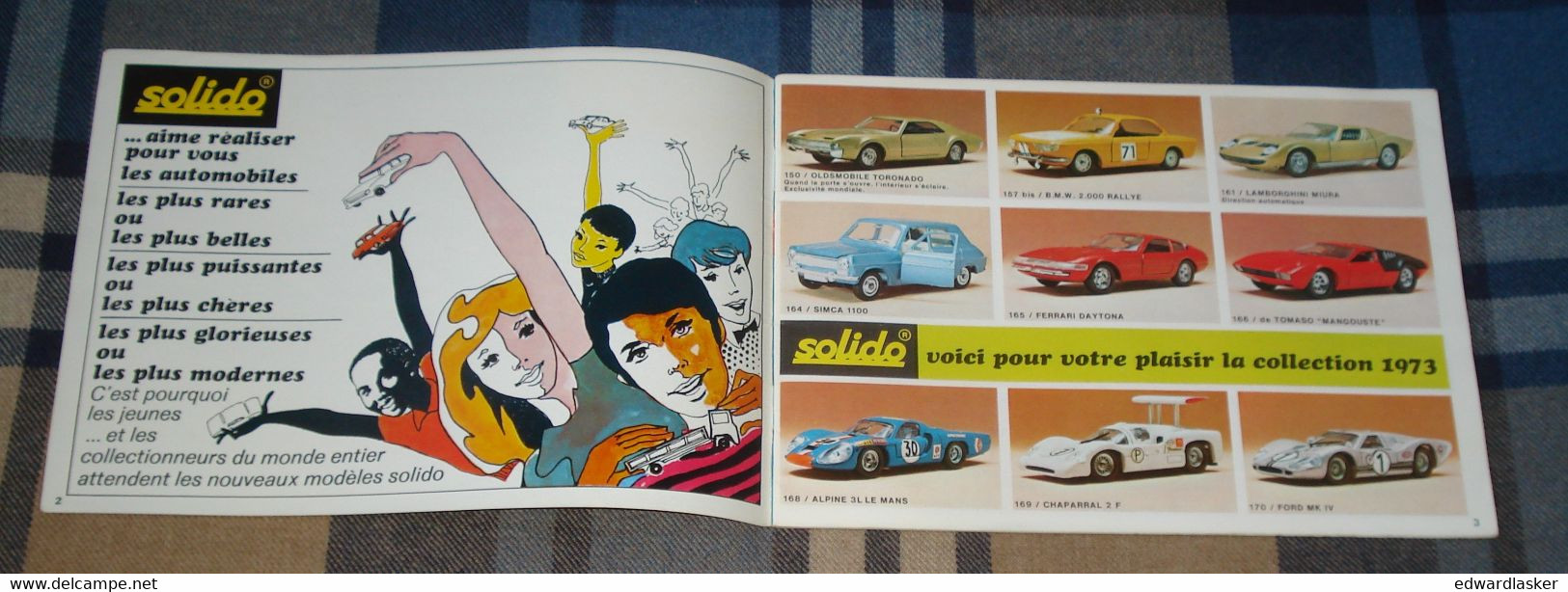 Catalogue SOLIDO 1973 - Voitures Miniatures - 32 Pages Sans Mention - Catalogi