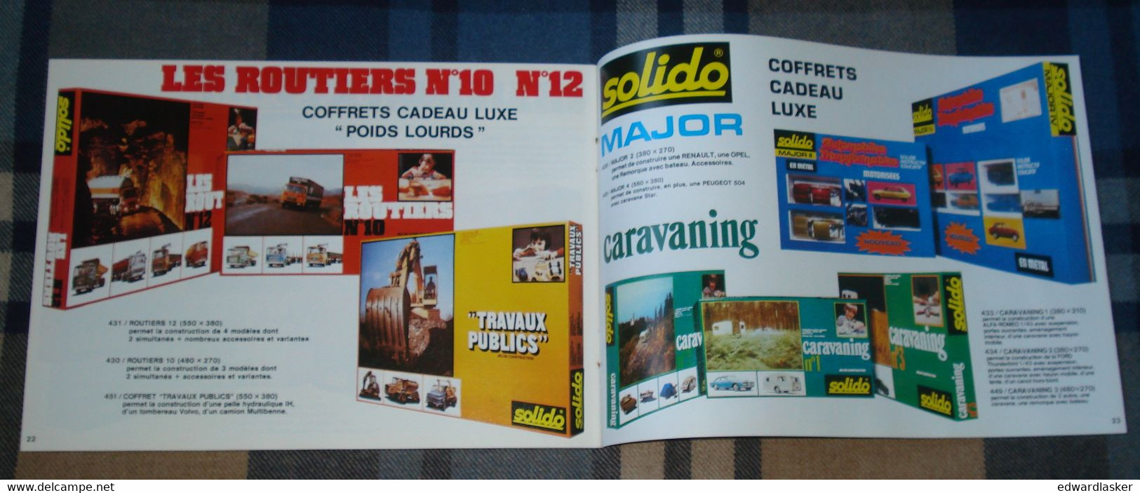 Catalogue SOLIDO 1977 - Voitures Miniatures - Catalogi