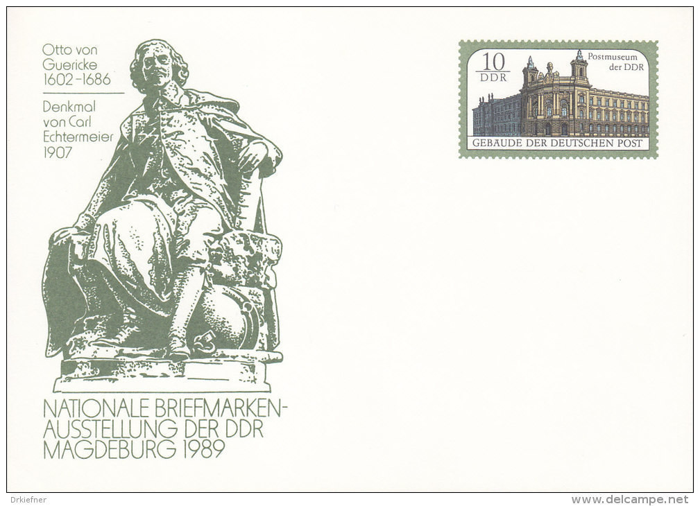 DDR  P 103, Postkarte, Postfrisch, Postmuseum Der DDR - Cartes Postales - Neuves