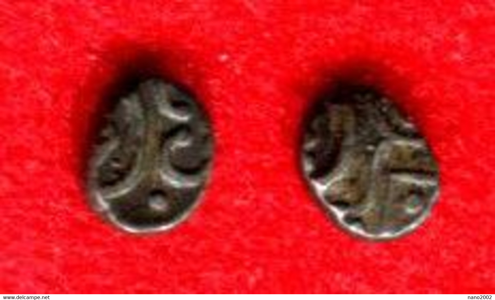 INDE COCHIN FANAM EN ARGENT - POIDS 0,32Gr - DIAMETRE +/- 6 Mm - Indian