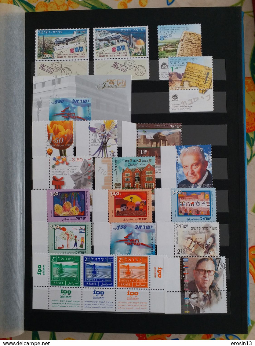 Collection de 1000 TIMBRES d'ISRAEL et Blocs - NEUFS**