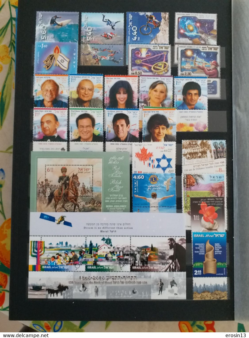 Collection de 1000 TIMBRES d'ISRAEL et Blocs - NEUFS**