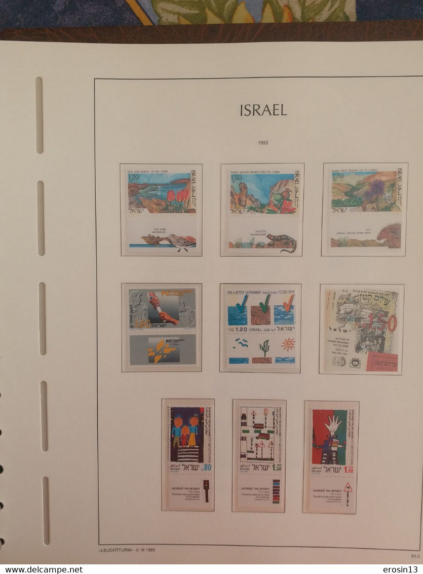 Collection de 1000 TIMBRES d'ISRAEL et Blocs - NEUFS**
