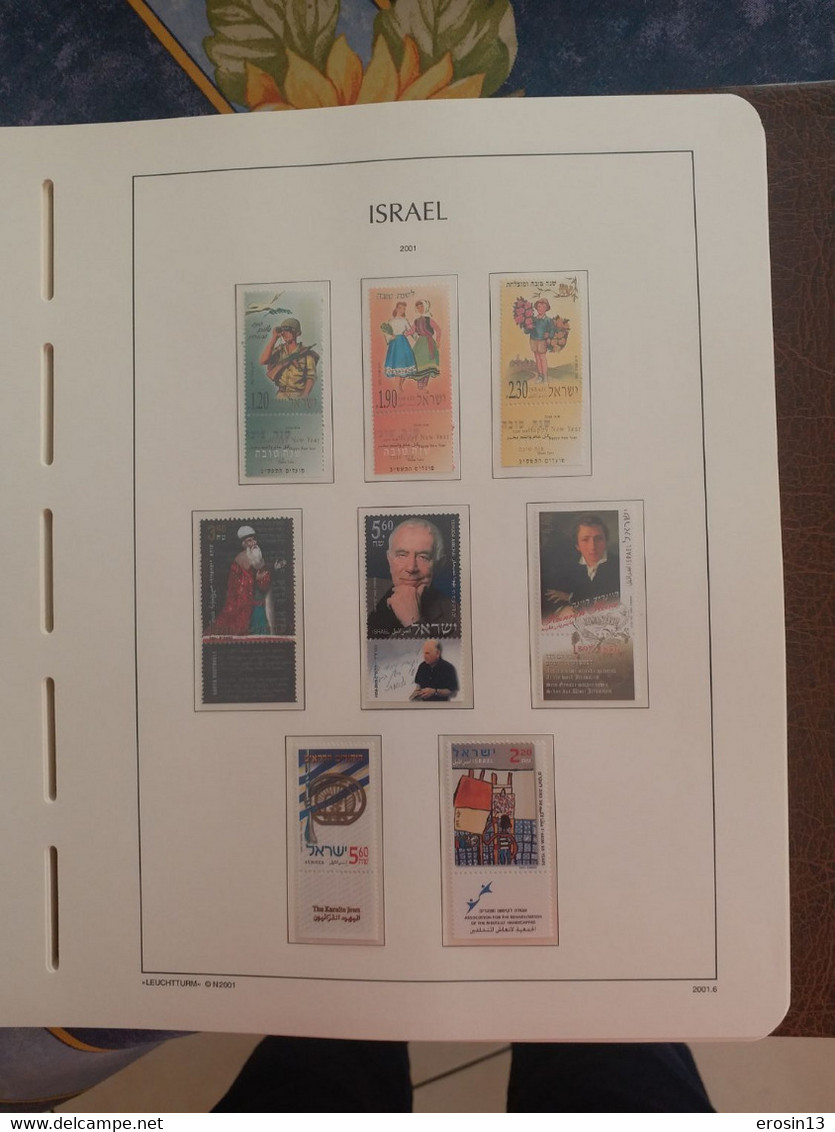 Collection de 1000 TIMBRES d'ISRAEL et Blocs - NEUFS**