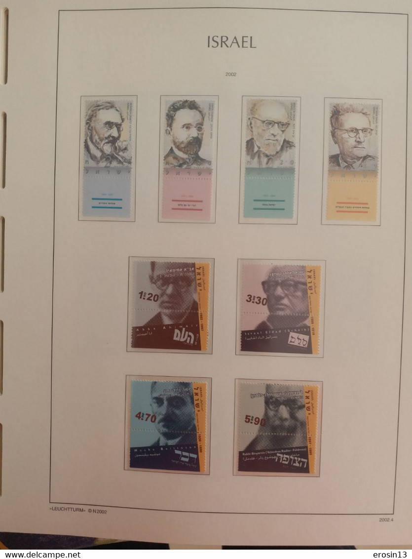 Collection de 1000 TIMBRES d'ISRAEL et Blocs - NEUFS**