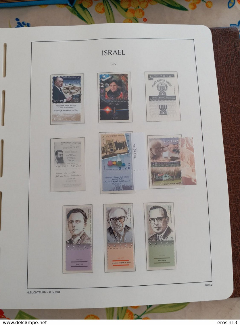 Collection de 1000 TIMBRES d'ISRAEL et Blocs - NEUFS**