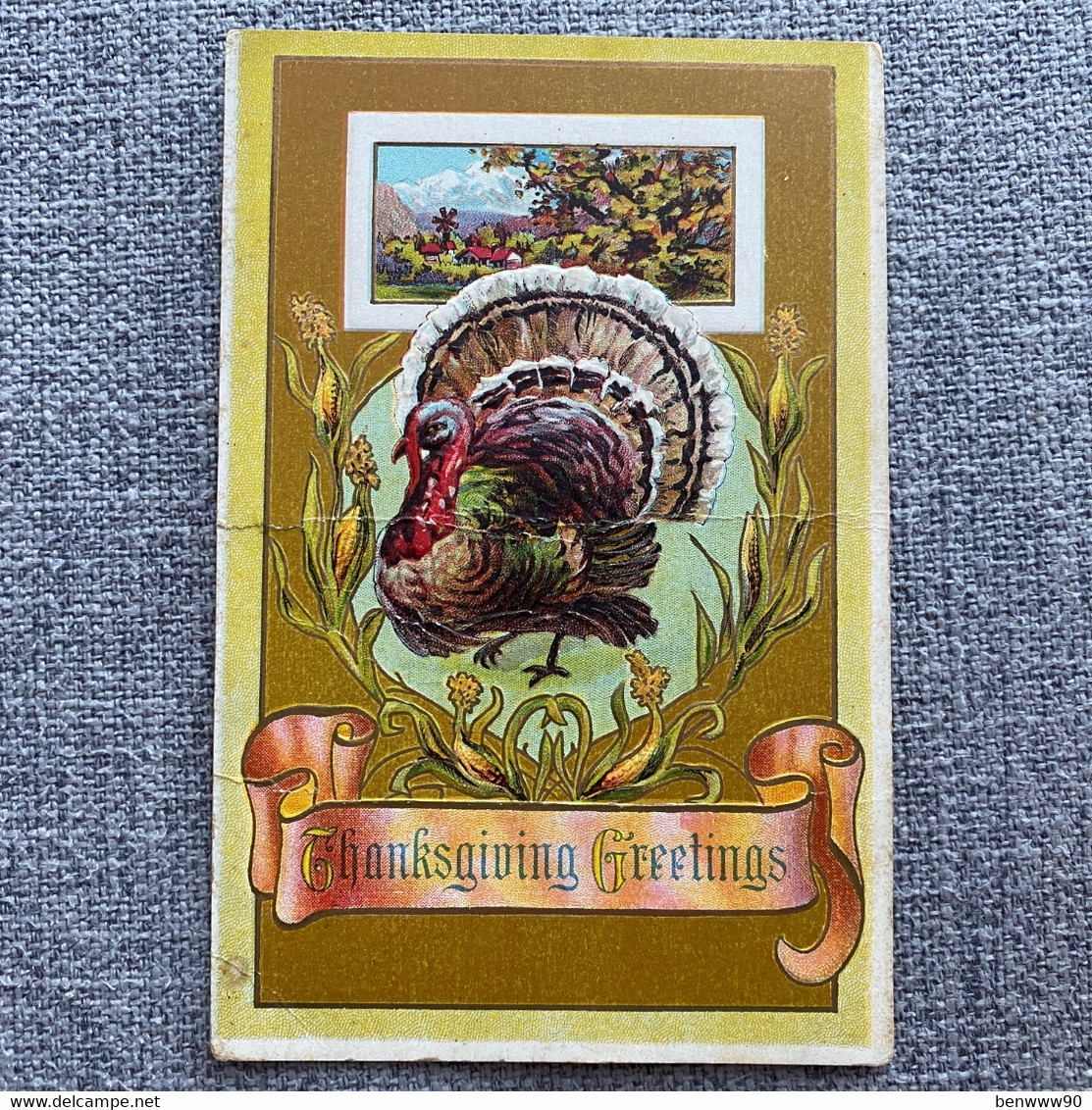 Turkey, Thanksgiving Greetings, Used Postcard - Thanksgiving