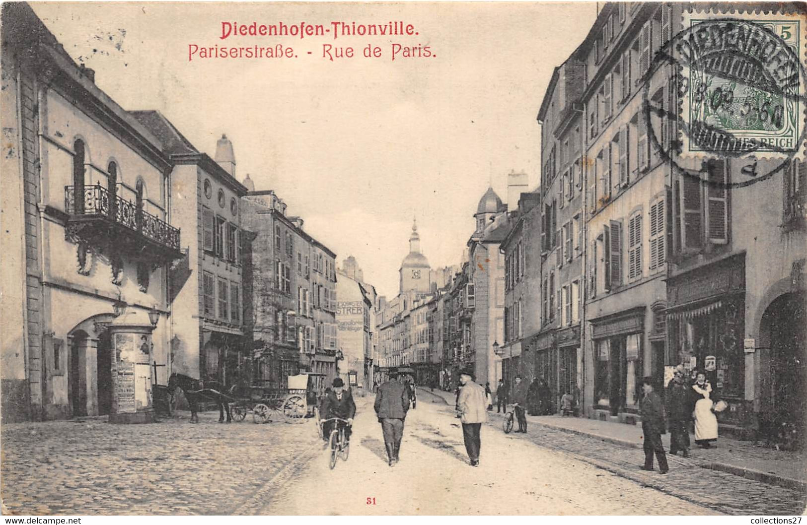 57-THIONVILLE- RUE DE PARIS - Thionville