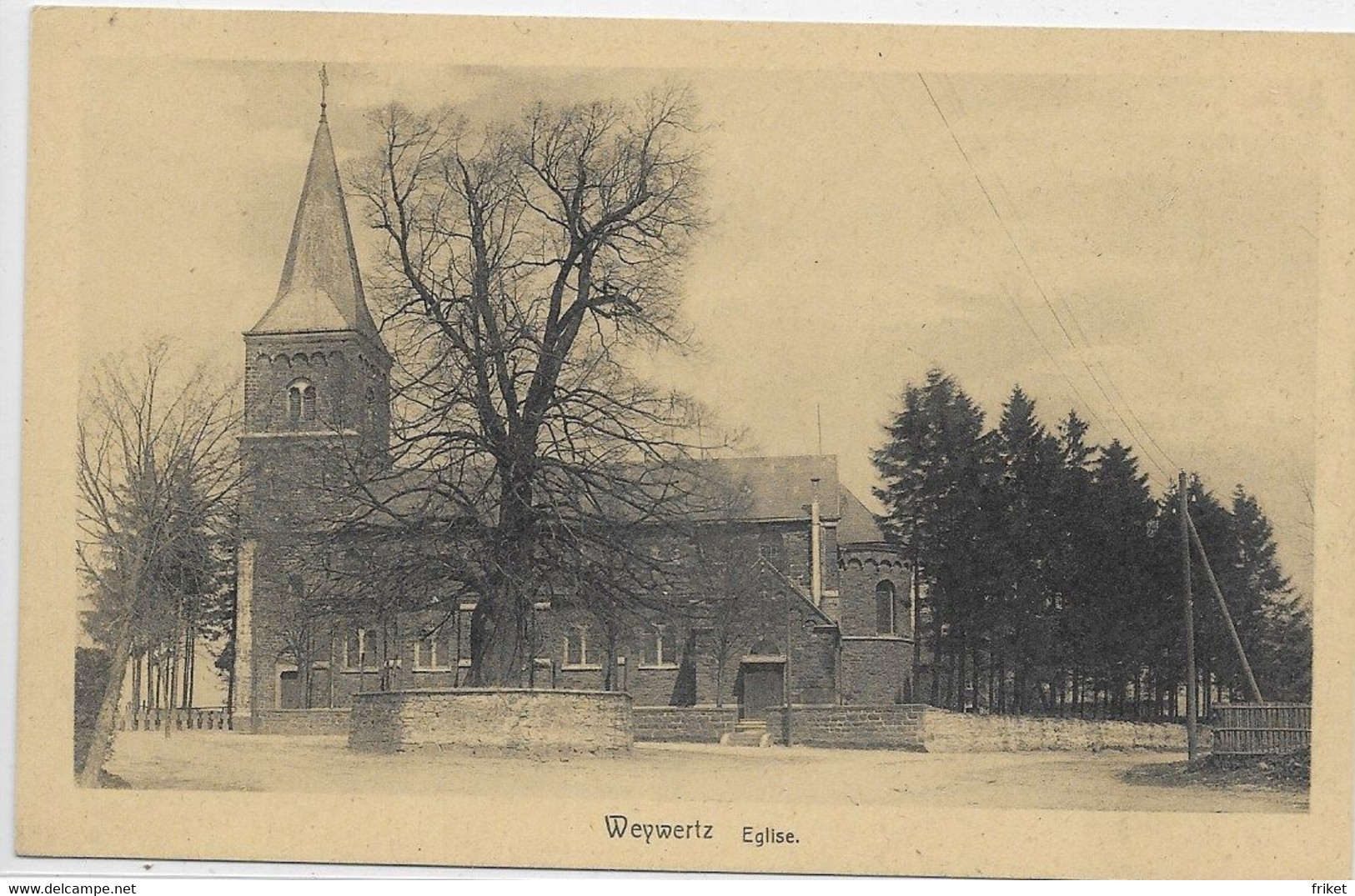 -2663-  WEYWERTZ ,  WEVERCE  ( Butgenbach ) Eglise - Butgenbach - Butgenbach